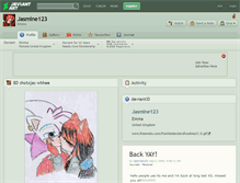 Tablet Screenshot of jasmine123.deviantart.com