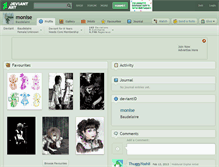 Tablet Screenshot of monise.deviantart.com