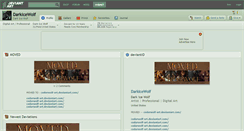 Desktop Screenshot of darkicewolf.deviantart.com