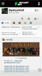 Mobile Screenshot of darkicewolf.deviantart.com