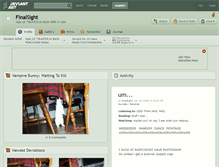 Tablet Screenshot of finalsight.deviantart.com
