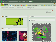 Tablet Screenshot of kotaiba.deviantart.com