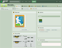 Tablet Screenshot of pes-edit.deviantart.com