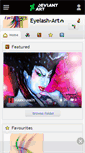 Mobile Screenshot of eyelash-art.deviantart.com