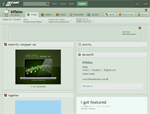 Tablet Screenshot of blifaloo.deviantart.com