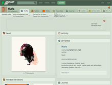 Tablet Screenshot of nuria.deviantart.com