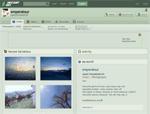 Tablet Screenshot of emperatour.deviantart.com