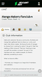 Mobile Screenshot of manga-makers-fanclub.deviantart.com
