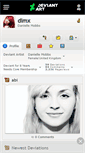 Mobile Screenshot of dlmx.deviantart.com