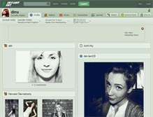 Tablet Screenshot of dlmx.deviantart.com