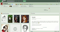 Desktop Screenshot of feindfyre.deviantart.com