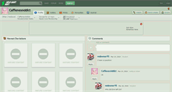 Desktop Screenshot of caffienexaddict.deviantart.com