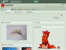 Tablet Screenshot of iheartvimes.deviantart.com