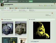 Tablet Screenshot of juanmaggot666.deviantart.com