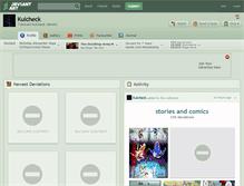 Tablet Screenshot of kulcheck.deviantart.com