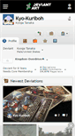 Mobile Screenshot of kyo-kuriboh.deviantart.com