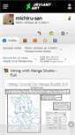 Mobile Screenshot of michiru-san.deviantart.com