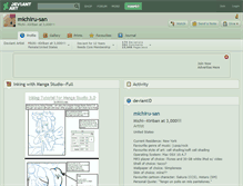 Tablet Screenshot of michiru-san.deviantart.com
