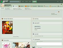 Tablet Screenshot of gaaranaru.deviantart.com
