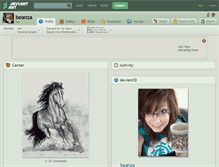 Tablet Screenshot of beanza.deviantart.com