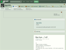 Tablet Screenshot of march94.deviantart.com