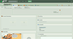Desktop Screenshot of giantess2011.deviantart.com