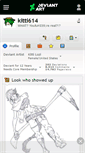 Mobile Screenshot of kitti614.deviantart.com