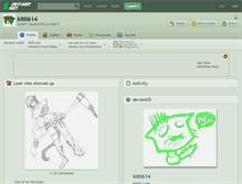 Tablet Screenshot of kitti614.deviantart.com