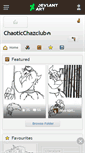 Mobile Screenshot of chaoticchazclub.deviantart.com
