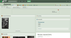 Desktop Screenshot of elizastardust.deviantart.com