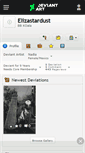 Mobile Screenshot of elizastardust.deviantart.com