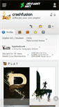 Mobile Screenshot of crashfusion.deviantart.com