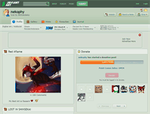 Tablet Screenshot of nekophy.deviantart.com