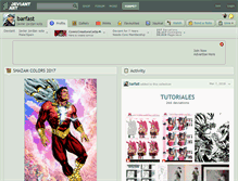 Tablet Screenshot of barfast.deviantart.com