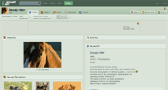 Desktop Screenshot of bloody-rider.deviantart.com