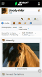 Mobile Screenshot of bloody-rider.deviantart.com