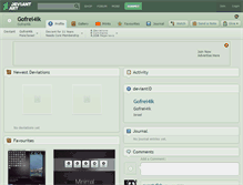 Tablet Screenshot of gofrei4ik.deviantart.com