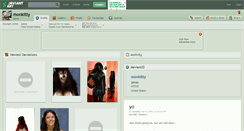 Desktop Screenshot of monkitty.deviantart.com
