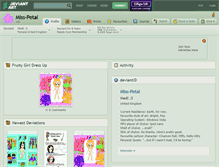 Tablet Screenshot of miss-petal.deviantart.com