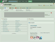 Tablet Screenshot of cuterussiaplz.deviantart.com
