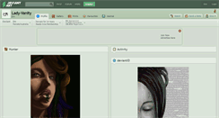 Desktop Screenshot of lady-vanity.deviantart.com