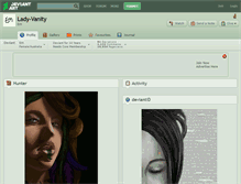 Tablet Screenshot of lady-vanity.deviantart.com