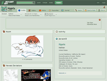 Tablet Screenshot of hyprix.deviantart.com