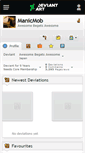 Mobile Screenshot of manicmob.deviantart.com