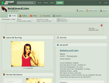 Tablet Screenshot of bellaedwardcullen.deviantart.com