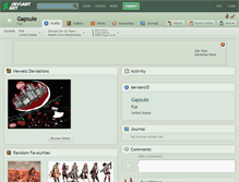 Tablet Screenshot of gapsule.deviantart.com