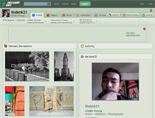 Tablet Screenshot of lindenk21.deviantart.com