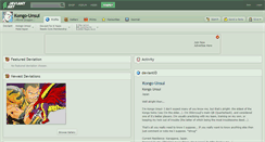 Desktop Screenshot of kongo-unsui.deviantart.com