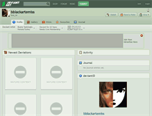 Tablet Screenshot of bblackartemiss.deviantart.com