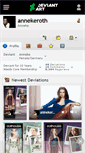 Mobile Screenshot of annekeroth.deviantart.com